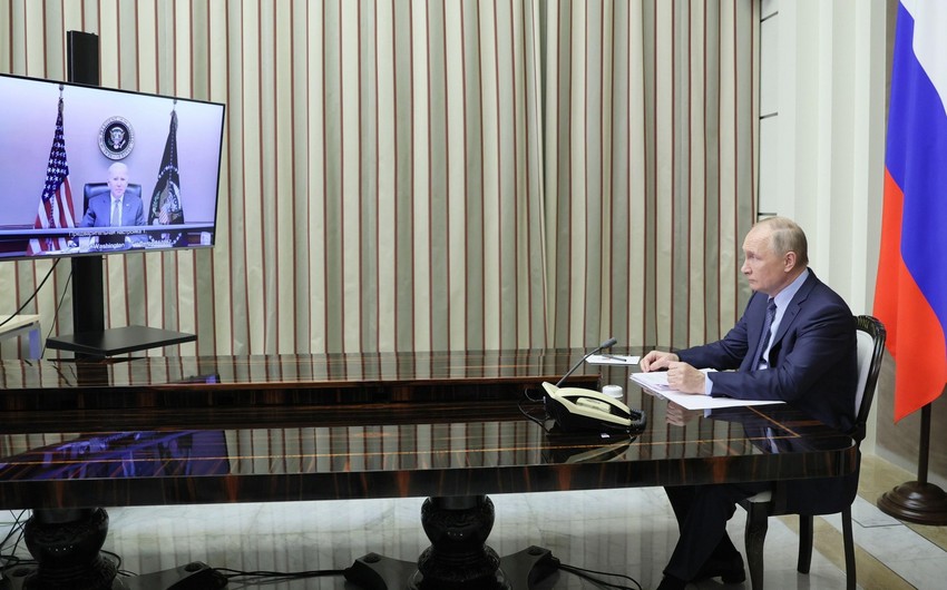 Putin, Biden video summit underway