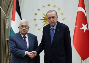 Palestinian president thanks Erdogan for his support