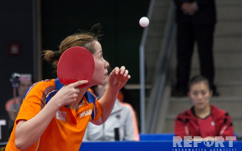 Competitions for gold medal in women table tennis at Baku 2015 launched - LIVE
