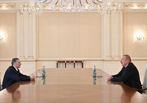 President Ilham Aliyev meets world-famous scientist Aziz Sancar