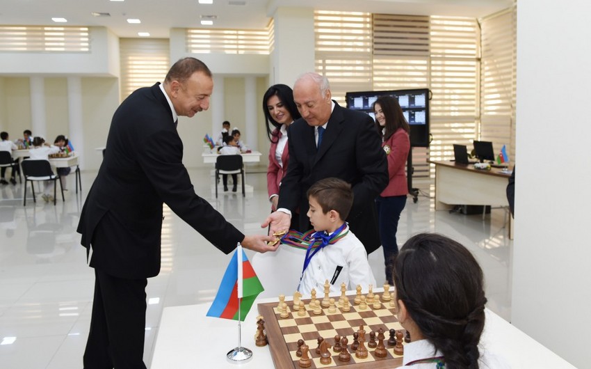 Chess school opened today in Sumgayit