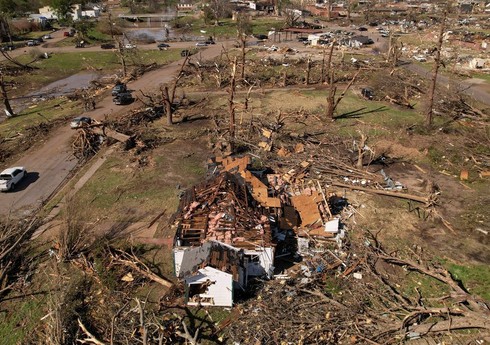 В Миссисипи объявлена чрезвычайная ситуация из-за торнадо
