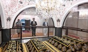 Azerbaijan's First Lady Mehriban Aliyeva visits Bibiheybet Shrine Complex