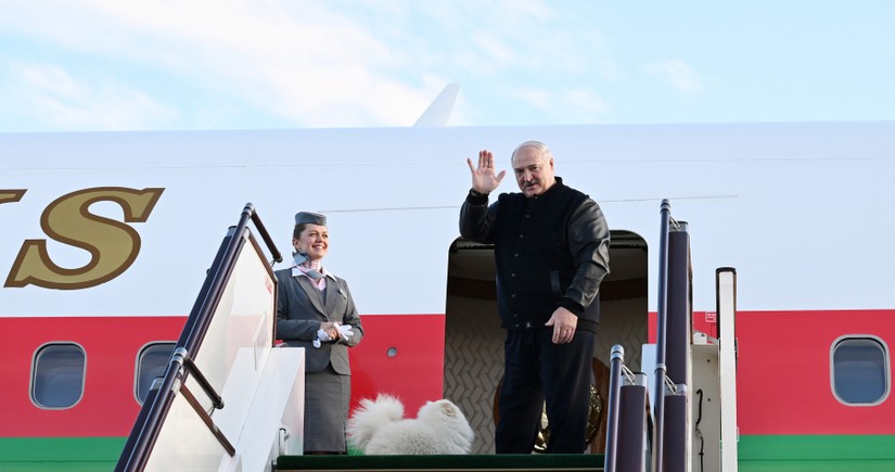 President of Belarus Aleksandr Lukashenko concludes his state visit to Azerbaijan