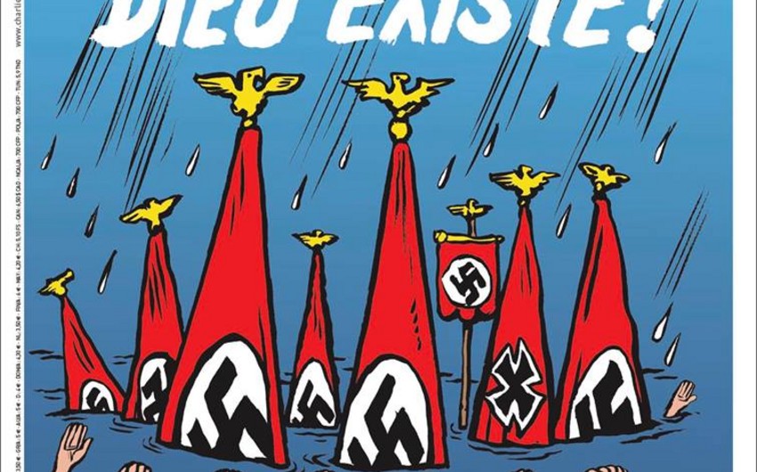 Charlie Hebdo позлорадствовал над потопом в США