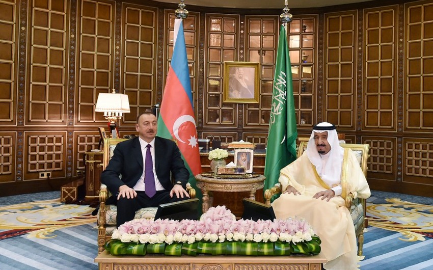 Король Саудовской Аравии поздравил президента Ильхама Алиева
