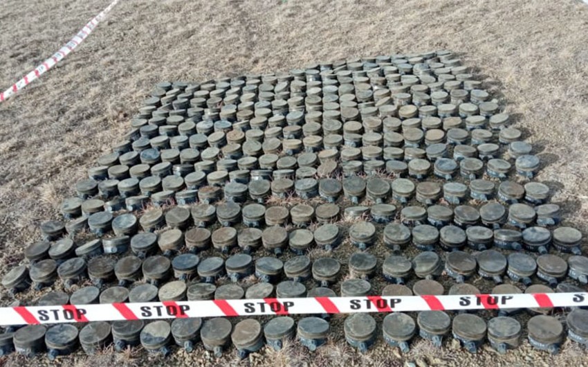 Armenian-made anti-personnel mines neutralized in direction of Saribaba high ground