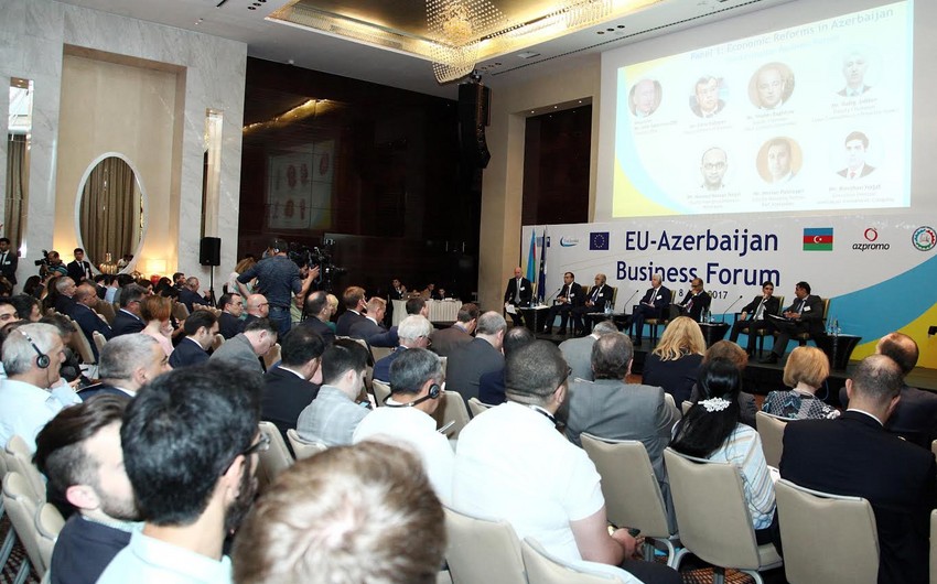 Bakıda Avropa İttifaqı-Azərbaycan biznes-forumu keçirilir