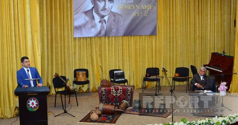 Ağstafada Xalq şairi Hüseyn Arifin 100 illik yubileyi keçirilib