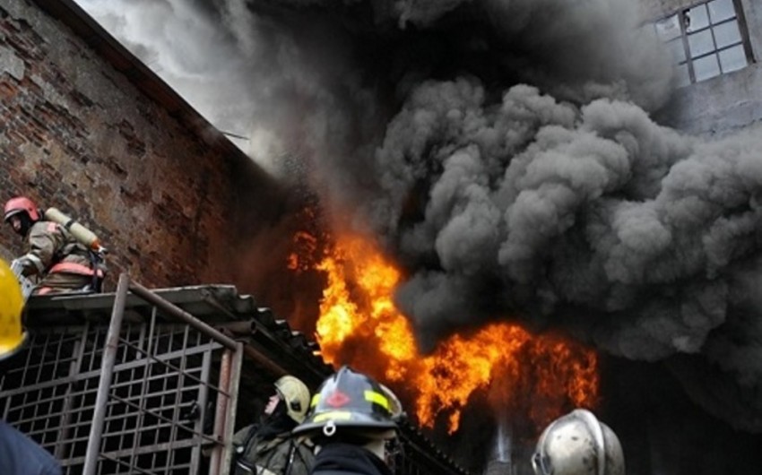 ​Пожар в частном доме в Нефтчале