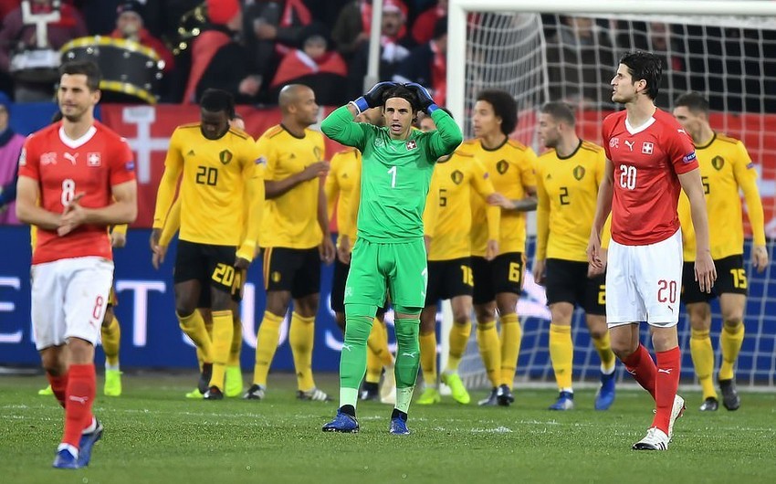 Сборная Швейцарии разгромила Бельгию и вышла в плей-офф Лиги наци