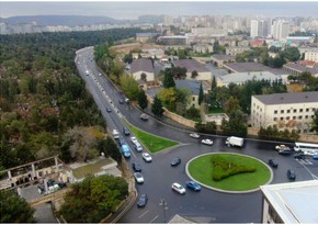 Bakının Mətbuat prospektində təmir işləri yekunlaşıb