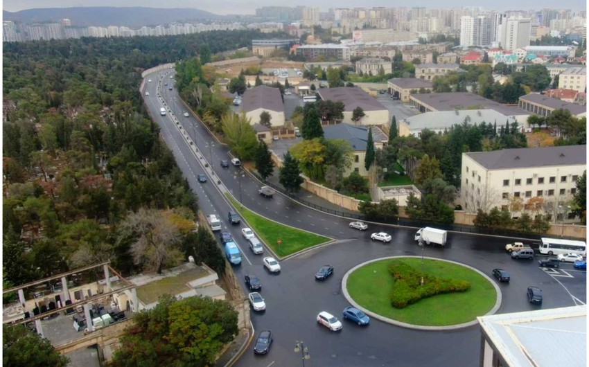 Bakının Mətbuat prospektində təmir işləri yekunlaşıb