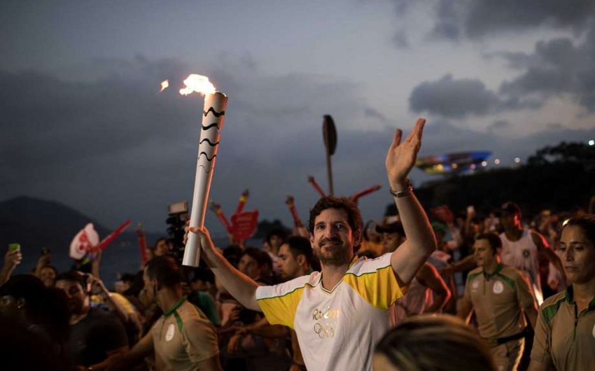 Olimpiada məşəli Rio-de-Janeyroya gətirilib