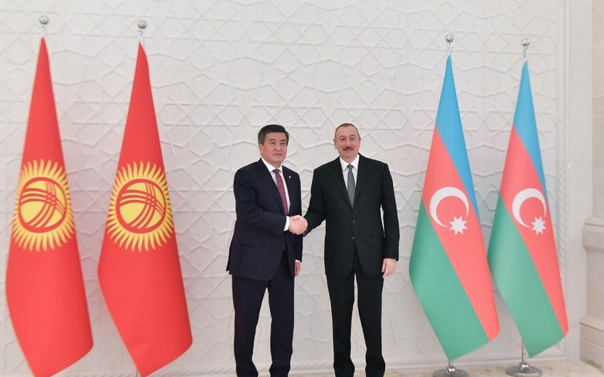 President Ilham Aliyev met with Kyrgyz President