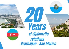 Азербайджан и Сан-Марино отмечают годовщину установления дипотношений