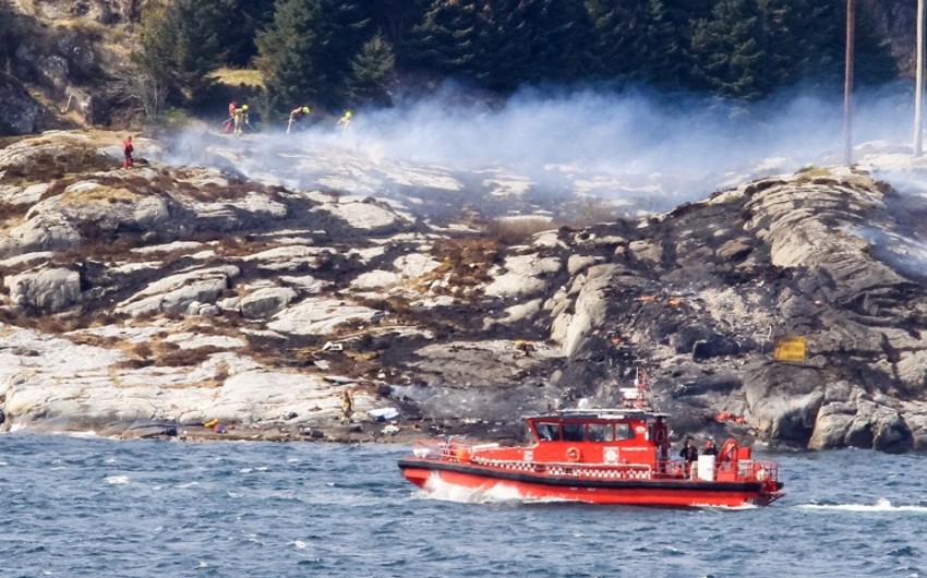 Несколько тел погибших обнаружены на месте крушения вертолета в Норвегии - ОБНОВЛЕНО