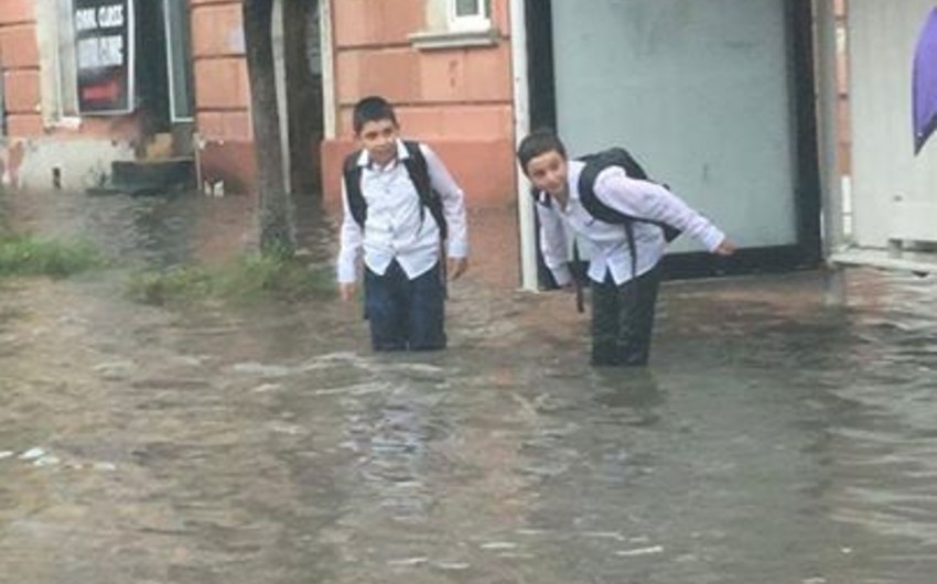 Heavy rains flood Batumi -  PHOTO