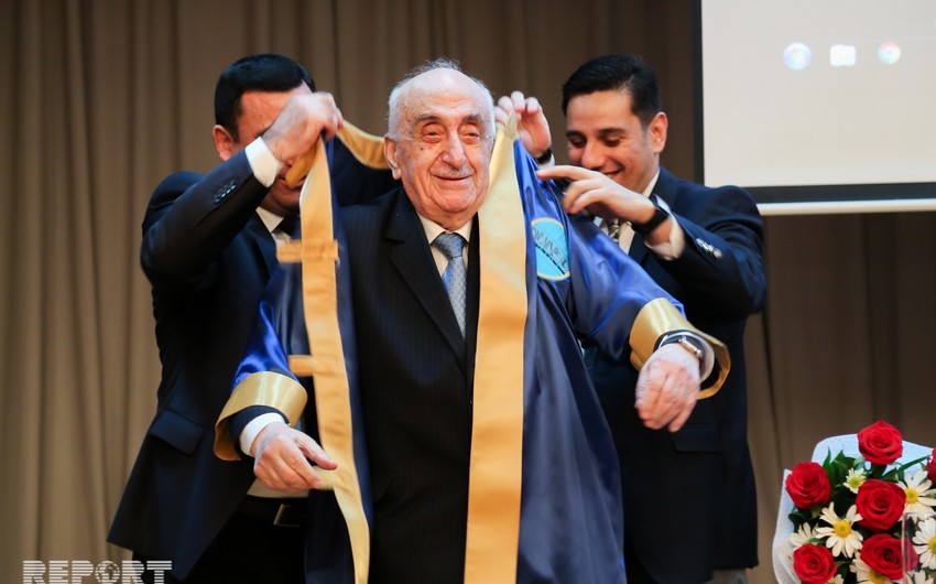 Khoshbakht Yusifzade awarded the Honorary Professor of ASOIU