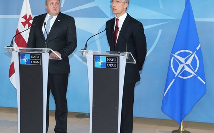 Президент Грузии принял  генерального секретаря НАТО