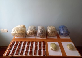 Border guards uncover over 8 kg of drugs in Fuzuli