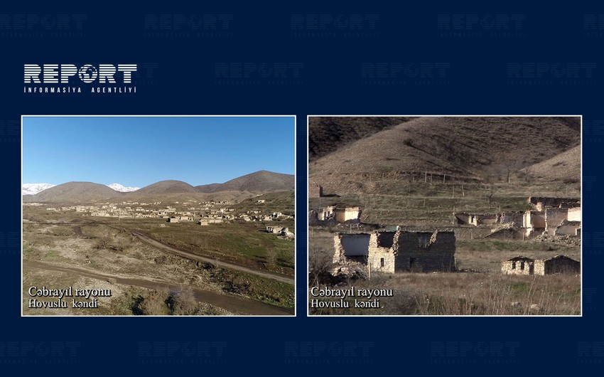  Footage from Hovuslu village of Jabrayil region