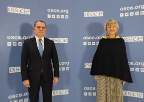 Джейхун Байрамов встретился с генеральным секретарем ОБСЕ Хельгой Шмид