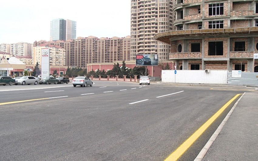 Xətai rayonunda inşa olunan yeni yol istifadəyə verilib
