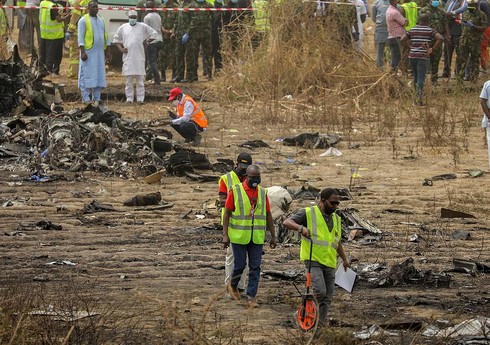 В столице Нигерии упал самолет