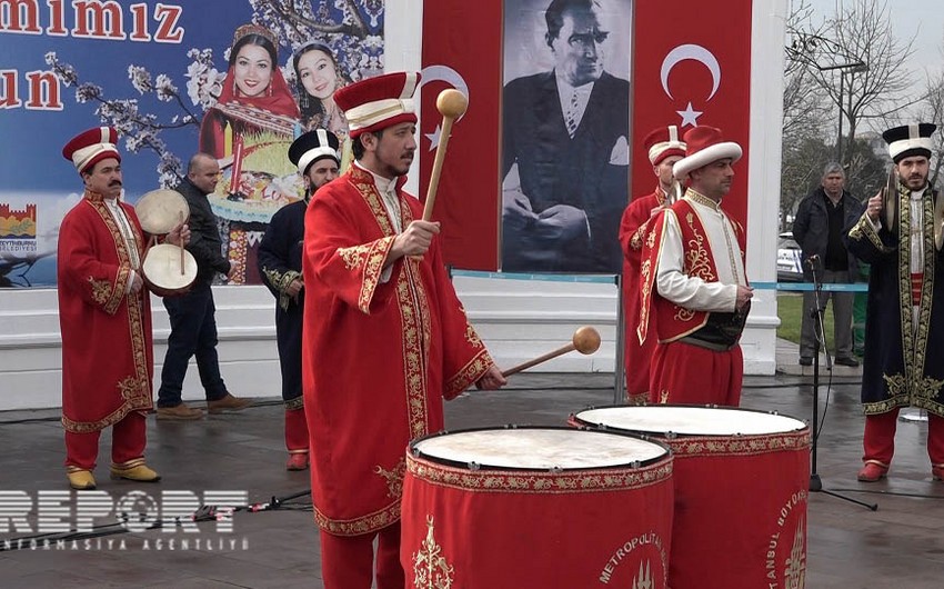 İstanbulda Novruz bayramı şənliyi təşkil edilib - FOTO