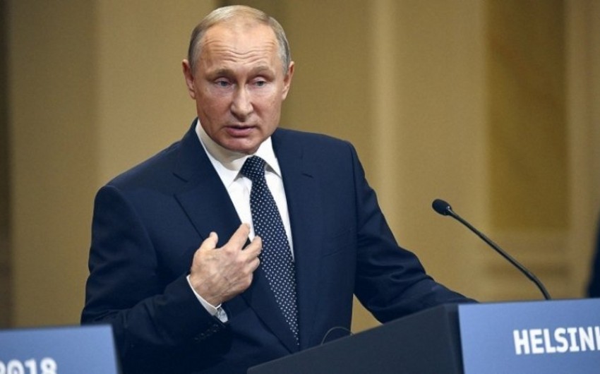 Vladimir Putin addresses to Russian people