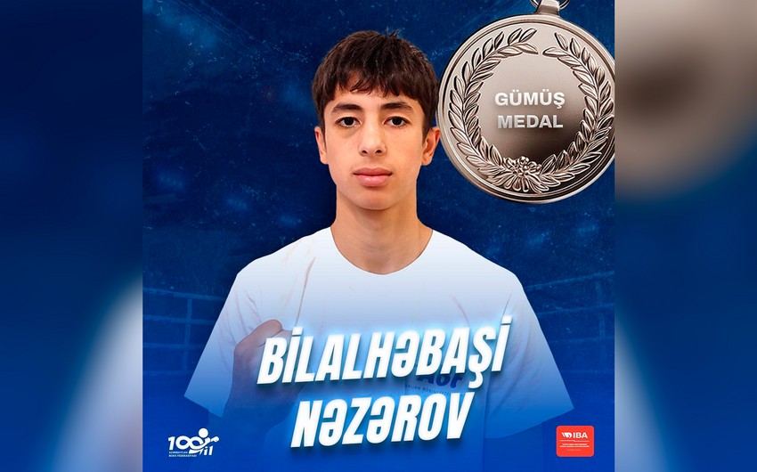 Azərbaycan boksçusu dünya birinciliyində gümüş medal qazanıb