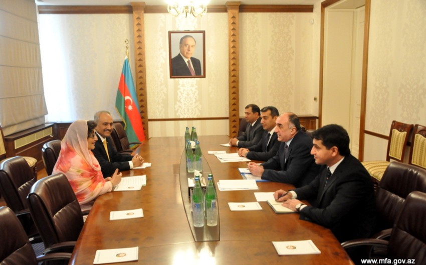 Elmar Mammadyarov receives Chairperson of Committee on Foreign Affairs of Pakistani Senate