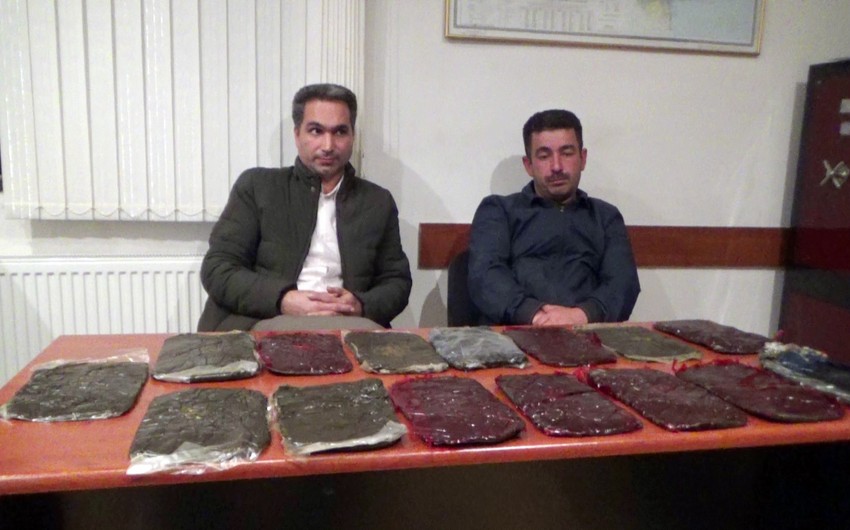 İrandan Azərbaycana külli miqdarda narkotik vasitə gətirən şəxslər saxlanılıb