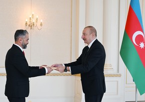 Ilham Aliyev receives credentials of incoming ambassador of Albania to Azerbaijan