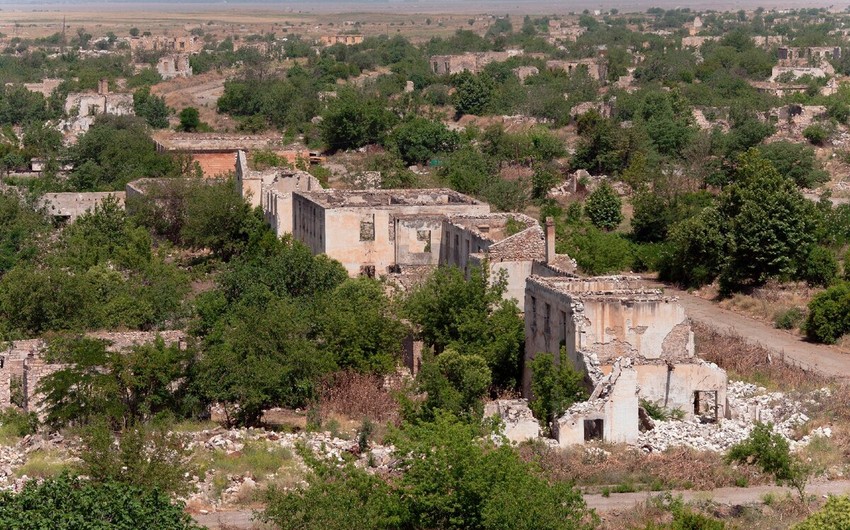 Ermənilərin ərazilərimizdəki dağıntıları Kolumbiya mətbuatında