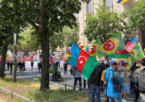 Southern Azerbaijanis holding protest rally in Berlin