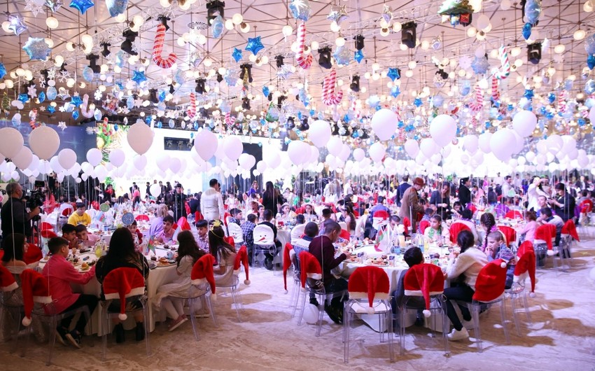 Heydar Aliyev Foundation arranges New Year party for children
