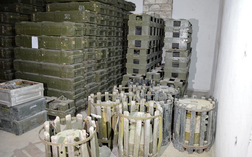 Another ammunition storage found in Karabakh region