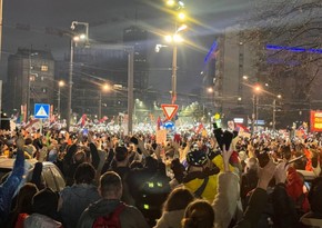 Belqradda iğtişaşlardan sonra 56 nəfər xəstəxanaya yerləşdirilib