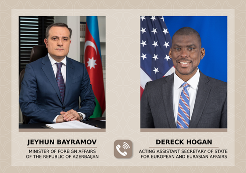 Глава МИД Азербайджана провел телефонный разговор с и.о. помощника госсекретаря США