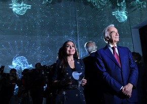 Vice-President of Heydar Aliyev Foundation Leyla Aliyeva attends 8th Moscow International Biennale of Contemporary Art - PHOTO