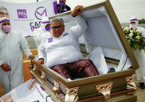 Mexican election candidate launches campaign from coffin