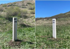 На азербайджано-армянской границе будут установлены новые столбы