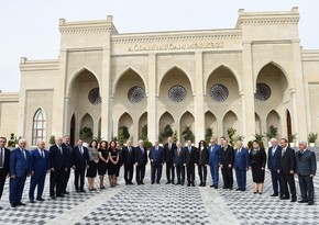 President Ilham Aliyev, First Lady Mehriban Aliyeva attend opening of Aghdam Mugham Center