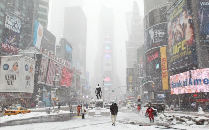 ​Нью-Йорк готовится к мощному снежному шторму