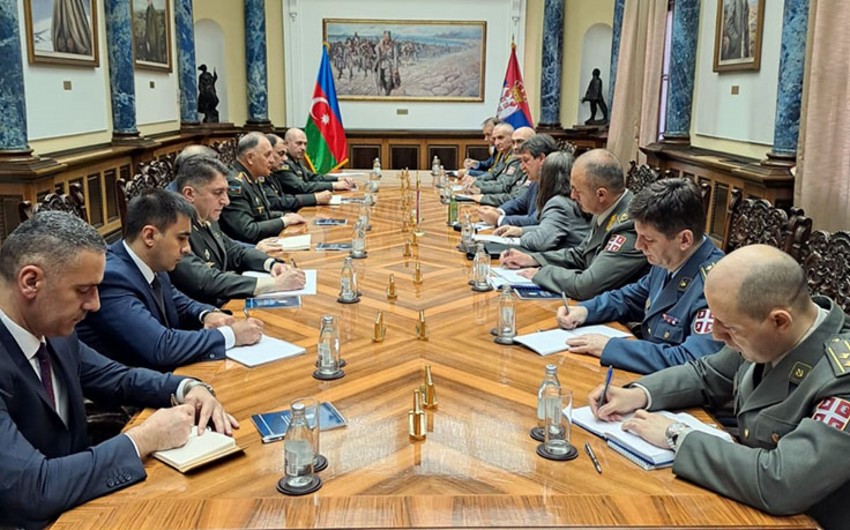 Chief of General Staff of Azerbaijan Army starts visit to Serbia