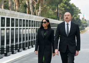 President Ilham Aliyev pays tribute to Azerbaijani martyrs