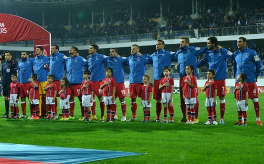 Azerbaijani team moves up 24 places in FIFA rankings