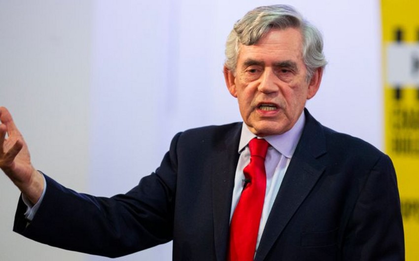 Gordon Brown: Baku Forum helps to discuss current global problems